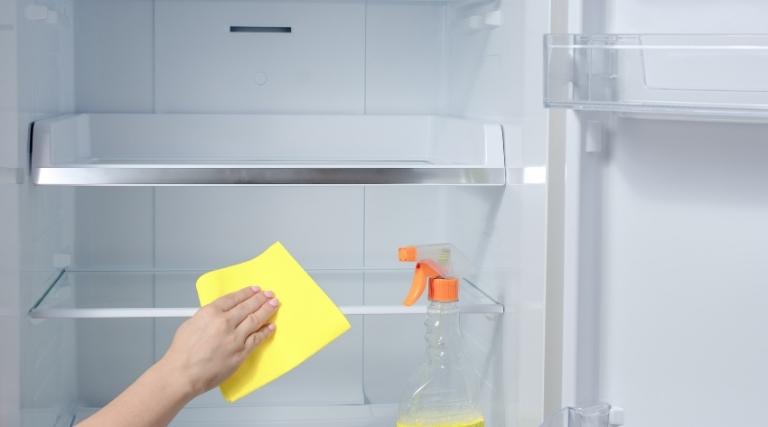 Cleaning The Refrigerator Before Everything Else